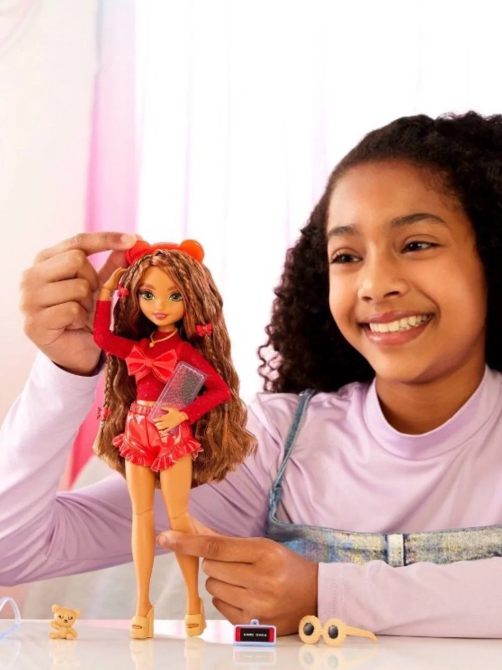 Barbie Teresa Doll in Bright Red Outfit with Pink Packaging
